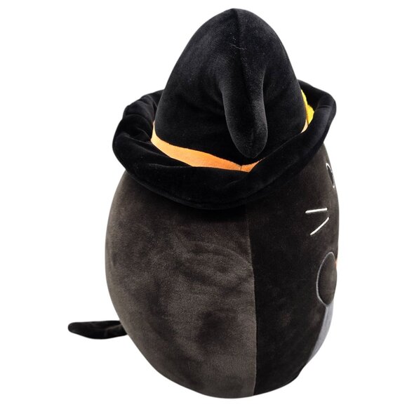 Squishmallows Rambly Black Cat Peace Sign Witch Hat Plush 14" Halloween Stuffed - Picture 4 of 14
